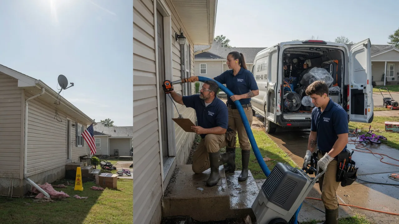 Ceiling Water Damage Restoration in Lookeba, OK near me