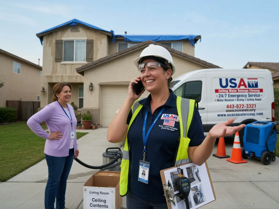 Ceiling Water Damage Restoration Lookeba, OK FAQs